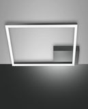 Fabas Luce LED Deckenleuchte Bard 65x450mm 39W Neutralweiß Anthrazit dimmbar