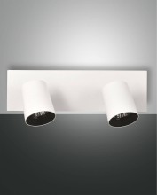 Fabas Luce Spot Modo GU10 90x110mm Weiß Metall