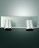 Fabas Luce Spot Modo GU10 90x110mm Aluminium gebürstet