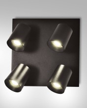 Fabas Luce Spot Modo GU10 110x240mm Schwarz