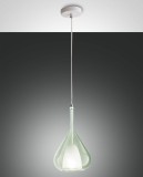 Fabas Luce Pendelleuchte Lila E27 Ø200mm Grün