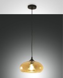 Fabas Luce Pendelleuchte Ela E27 Ø270mm Bernstein