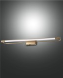 Fabas Luce LED Außen-Wandleuchte Rapallo 50x80mm 14W Warmweiß IP44 Messing