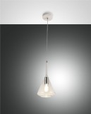 Fabas Luce Pendelleuchte Tris E27 Ø200mm Transparent