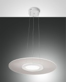 Fabas Luce LED Pendelleuchte Angelica Ø500mm 32W Warmweiß Weiß dimmbar