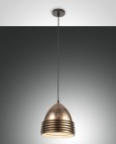 Fabas Luce Pendelleuchte Gavia E27 Ø220mm Schwarz