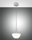 Fabas Luce Pendelleuchte Apollo E27 Ø200mm Weiß