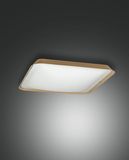 Fabas Luce LED Deckenleuchte Hugo 60x250mm 18W Warmweiß Sandfarben dimmbar, made in Italy