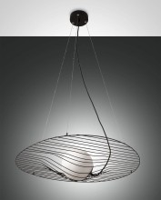 Fabas Luce Pendelleuchte Homa E27 Ø700mm Schwarz