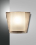 Fabas Luce Wandleuchte Viki E27 240x150mm Bernstein