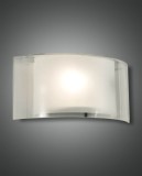 Fabas Luce Wandleuchte Alide E27 180x100mm Transparent