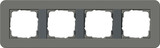 Gira 0214423 Abdeckrahmen 4-fach Gira E3 Dklgrau/Anthrazit
