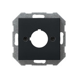 Gira 0272005 Abdeckung Tragring Geräte Ø 22,5 mm System 55 Schwarz m