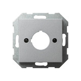 Gira 027226 Abdeckung Tragring Geräte Ø 22,5 mm System 55 F Alu