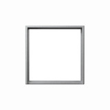 Gira 028226 Adapterrahmen quadratisch 50 x 50 mm System 55 F Alu