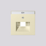 Gira 028401 Abdeckung Beschriftungsfeld UAE/IAE + Netzwerk System 55 Cremeweiß