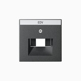 Gira 028428 Abdeckung Beschriftungsfeld UAE/IAE + Netzwerk System 55 Anthrazit
