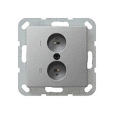 Gira 040226 Stereolautsprecher-Steckdose System 55 F Alu