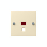 Gira 063801 Abdeckung Kontrollfür groß Zugschalter/-taster System 55 Cremeweiß