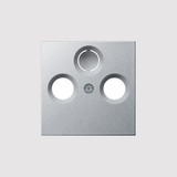 Gira 086926 Abdeckung Koaxial-Antennensteckdose System 55 F Alu