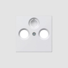 Gira 086927 Abdeckung Koaxial-Antennensteckdose System 55 Reinweiß m