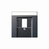 Gira 087628 Abdeckung Beschriftungsfeld TAE USB System 55 Anthrazit
