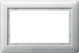 Gira 100103 Abdeckrahmen 1,5-fach Standard 55 Reinweiß