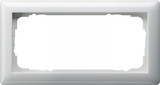 Gira 100203 Abdeckrahmen 2-fach ohne Mittelsteg Standard 55 Reinweiß