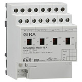 Gira 100400 Schaltaktor 4-fach 16 A Hand KNX REG