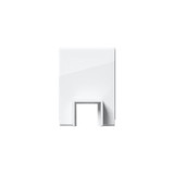 Gira 106903 Adapter Leitungseinführung Kanal 15 x 15 mm System 55 Reinweiß