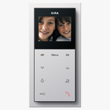 Gira 1239112 Wohnungsstation Video AP Plus Flächenschalter Reinweiß