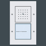 Gira 126666 Türstation AP 1-fach Türkommunikation Reinweiß