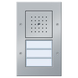 Gira 126765 Türstation AP 3-fach Türkommunikation F Alu