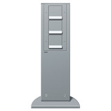 Gira 134126 E-Säule 3x SCHUKO SP 491 mm Gira Energiesäule F Alu