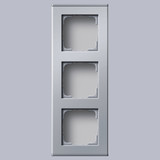 Gira 136326 Profil 3-fach senkrecht + waagerecht Profil 55 Aluminium