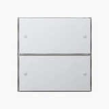 Gira 2022112 Tastsensensor 3 Basis 2-fach KNX Flächenschalter Reinweiß
