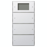 Gira 2043112 Tastsensensor 3 Plus 3-fach (1+2) KNX Flächenschalter Reinweiß
