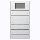 Gira 2046112 Tastsensensor 3 Plus 6-fach (2+4) KNX Flächenschalter Reinweiß