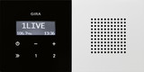 Gira 2280112 UP-Radio RDS Lautsprecher Flächenschalter Reinweiß