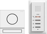 Gira 2406902 Einfamilienhaus-Paket Audio System 106 Verkehrsweiß(lack.)