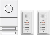 Gira 2407902 Zweifamilienhaus-Paket Audio System 106 Verkehrsweiß(lack.)