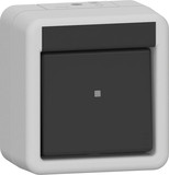 Gira 310730 Wippschalter Kreuz WG AP Grau