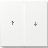 Gira 329466 Wippe 2-fach Pfeil Gira TX_44 (WG UP) Reinweiß