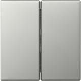 Gira 3495600 Wippe 2-fach gerade System 55 Edelstahl