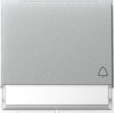 Gira 367365 Wippe Symbol Klingel + Beschriftungsfeld Gira TX_44 (WG UP) F Alu