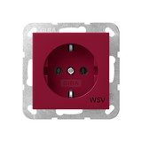 Gira 4188108 SCHUKO-Steckdose WSV System 55 Rot
