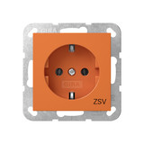 Gira 4188109 SCHUKO-Steckdose ZSV System 55 Orange
