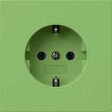 Gira 4188707 SCHUKO-Steckdose SV Flächenschalter Grün