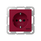 Gira 4453108 SCHUKO-Steckdose SP WSV System 55 Rot