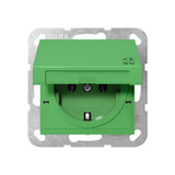 Gira 4454107 SCHUKO-Steckdose KD SV System 55 Grün